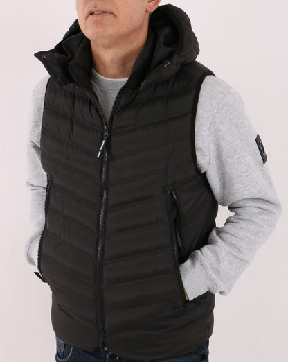 Marshall Artist Takeda Hooded Gilet Black