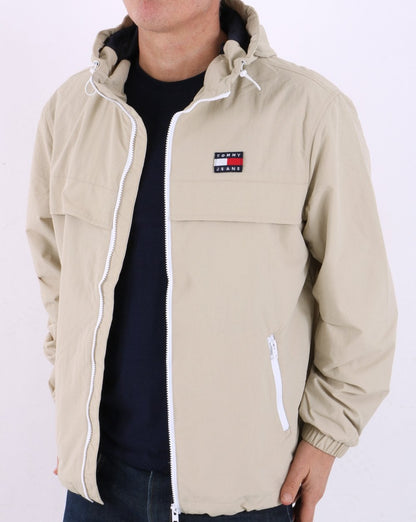 Tommy Jeans Chicago Windbreaker Sand