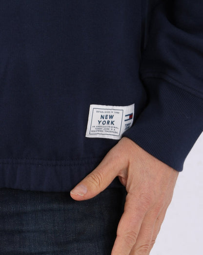 Tommy Jeans Half Zip Sweatshirt Navy