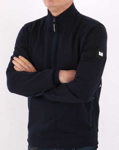 Weekend Offender 1/4 Zip Sweat Navy