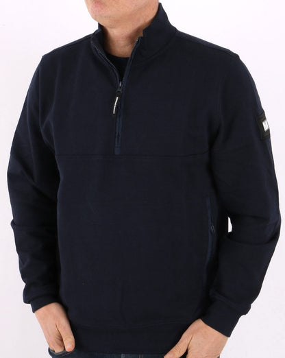 Weekend Offender 1/4 Zip Sweat Navy