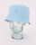 Pretty Green Tonal Paisley Bucket Hat Light Blue