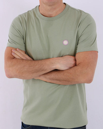 Pretty Green Mitchell T-shirt Light Khaki
