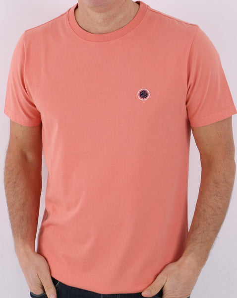 Pretty Green Mitchell T-shirt Coral