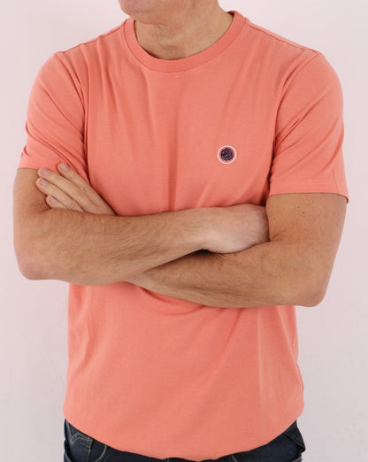 Pretty Green Mitchell T-shirt Coral