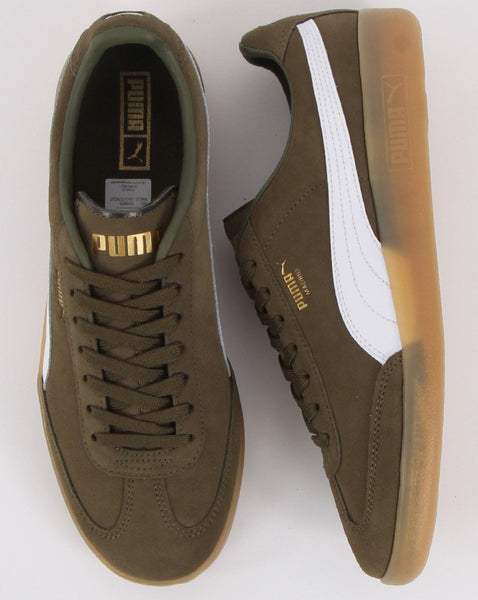 Puma Madrid Trainer Olive Green/white