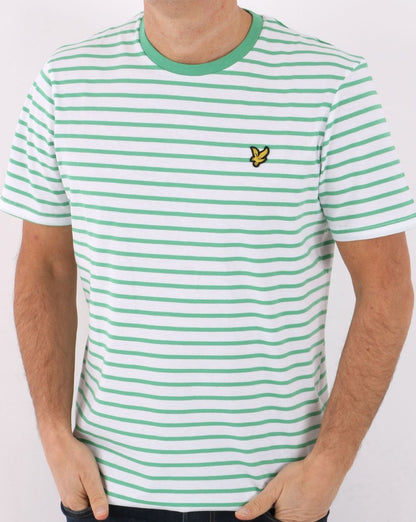 Lyle & Scott Breton Stripe T-shirt Green