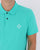 MA.STRUM Pique Polo Turquoise