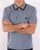 Lacoste Patterned Polo Shirt Blue/White