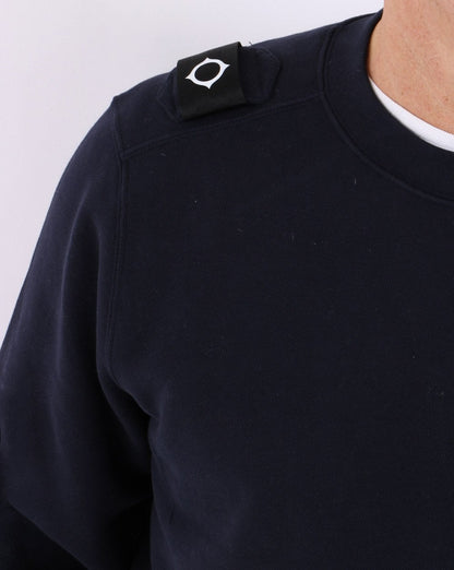 MA.STRUM Core Crew Sweatshirt Ink Navy