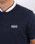 Barbour International Tipped Sports Collar Polo Navy