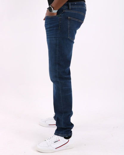 Lacoste Slim Fit Jeans Washed Deep Medium