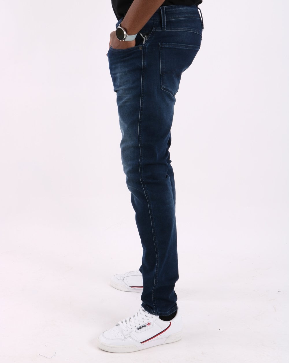 Replay Anbass Slim Fit Jeans Dark Blue