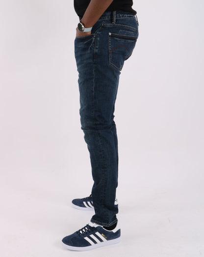 Pretty Green Castlefield Slim Fit Jeans 6 Month Wash