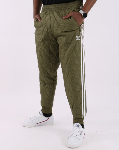 Adidas Originals Quilted SST Track Pants Olive