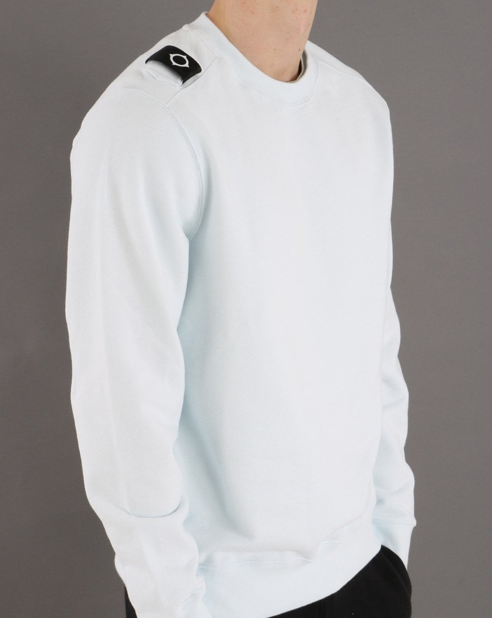 MA.STRUM Core Crew Sweatshirt Illusion Blue