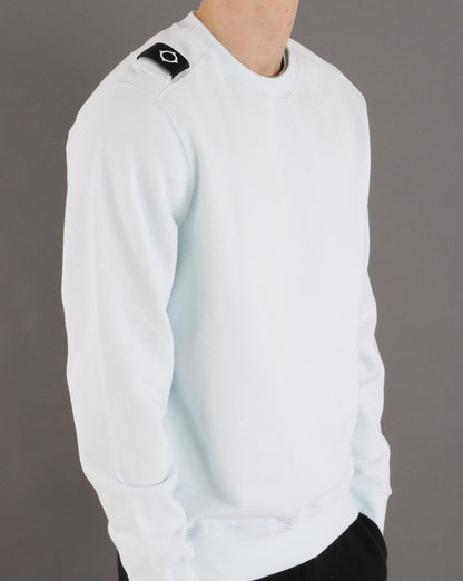 MA.STRUM Core Crew Sweatshirt Illusion Blue