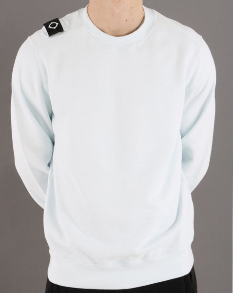 MA.STRUM Core Crew Sweatshirt Illusion Blue
