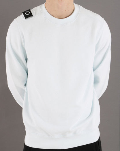 MA.STRUM Core Crew Sweatshirt Illusion Blue