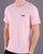 Barbour International Small Logo T-shirt Pink Cinder
