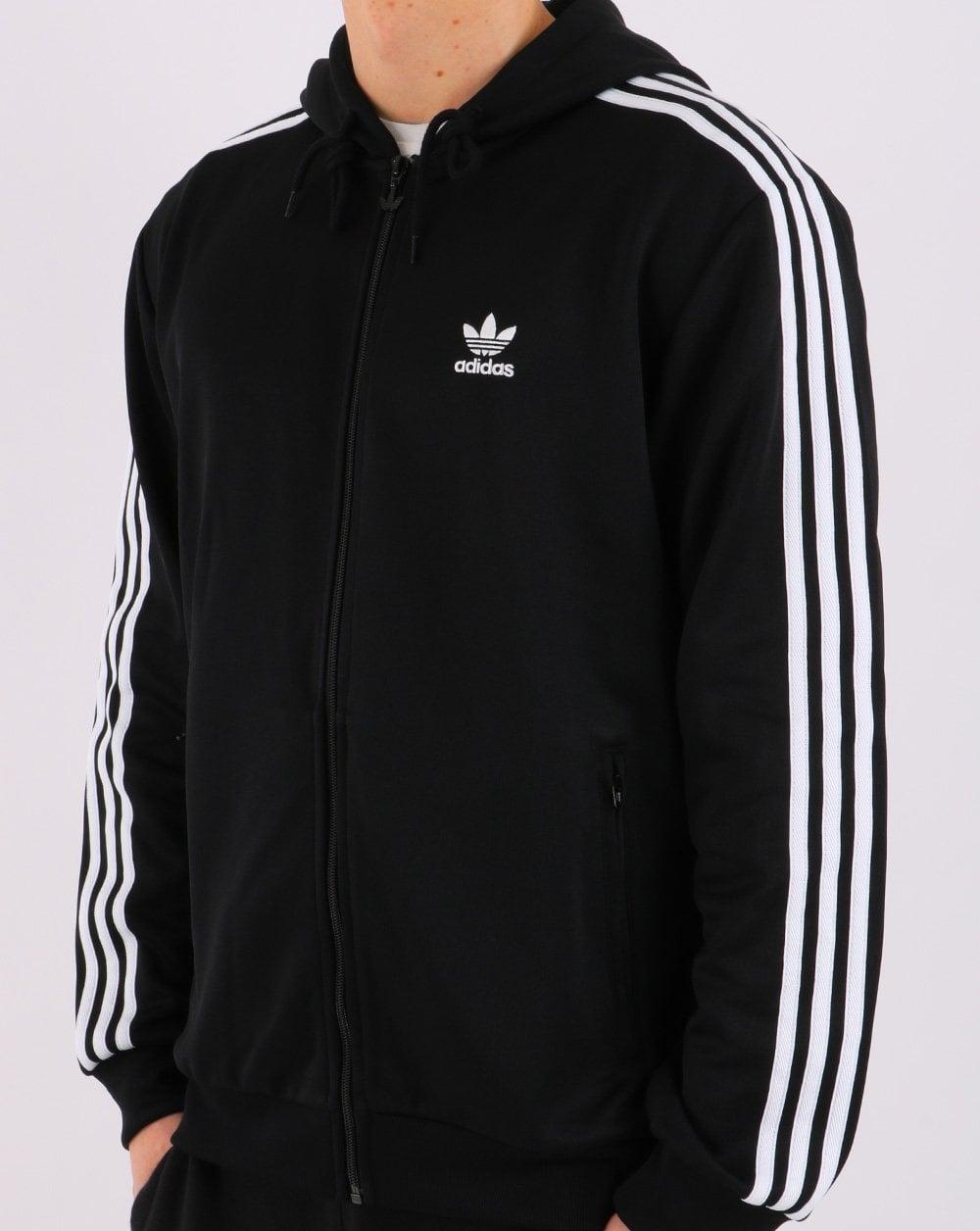 Adidas Originals Adicolor Full Zip Hoody Black