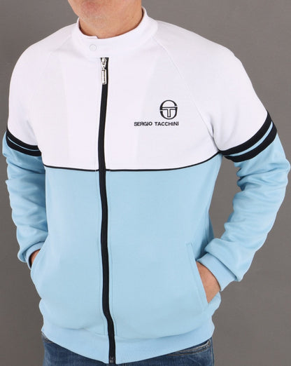 Sergio Tacchini Orion B Track Top Sky Blue/White