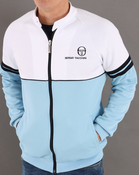 Sergio Tacchini Orion B Track Top Sky Blue/White