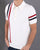 Ska & Soul Racing Stripe Knit Polo Ecru
