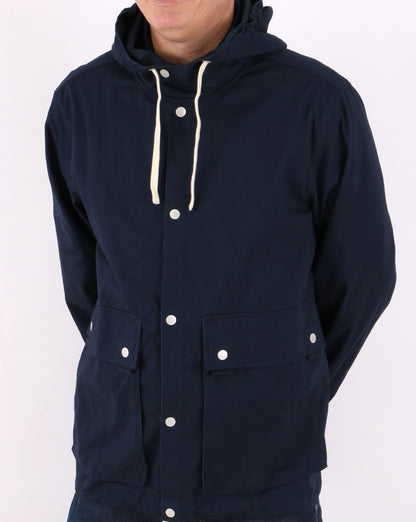 Pretty Green Mallow Hooded Jacket Navy