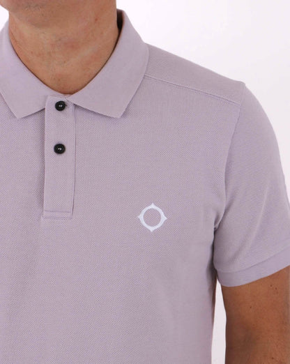 MA.STRUM Pique Polo Lilac