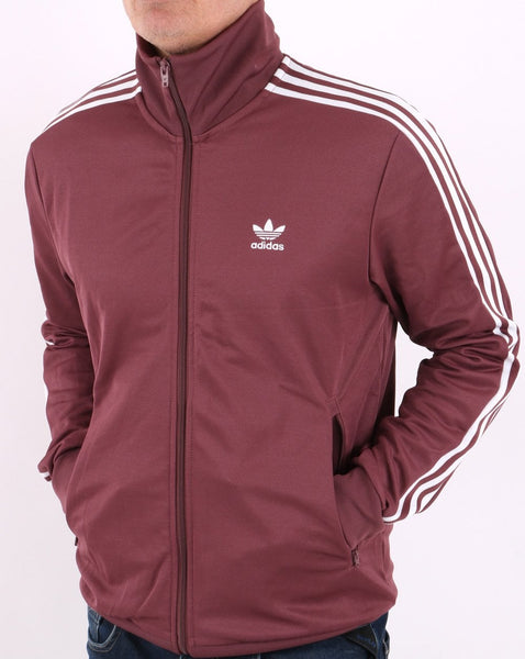 Adidas Originals Beckenbauer Track Top Quiet Crimson