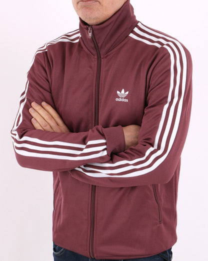 Adidas Originals Beckenbauer Track Top Quiet Crimson