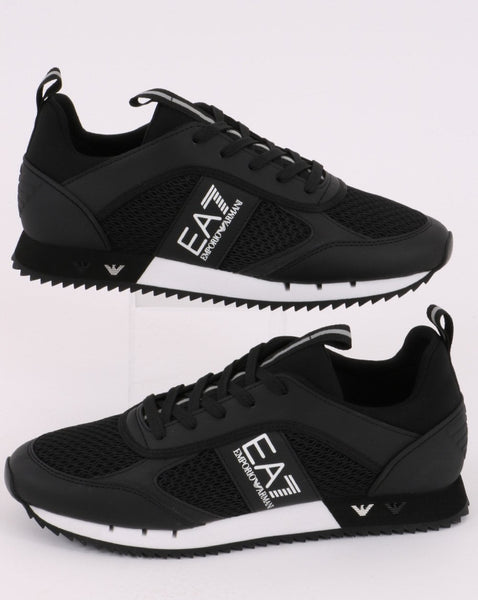 Emporio Armani EA7 Runner Trainer Black/white