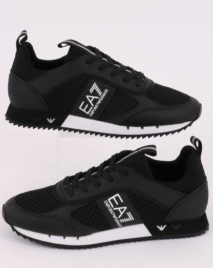 Emporio Armani EA7 Runner Trainer Black/white
