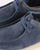 Clarks Originals Wallabee Shoe Blue Suede