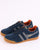 Gola Harrier Suede Trainer Navy/Grey/Moody Orange