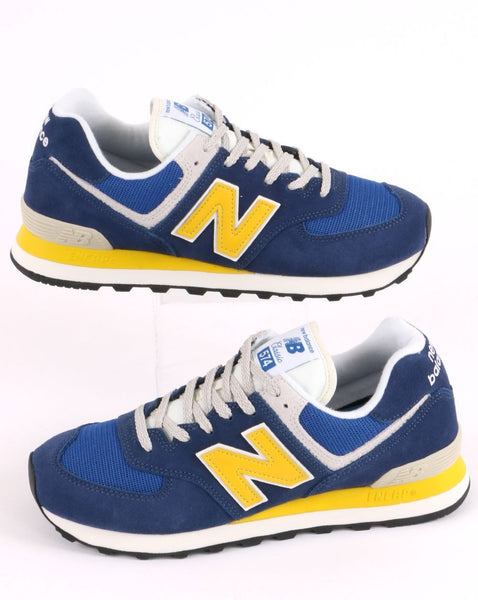 New Balance 574 Trainer Blue/Yellow
