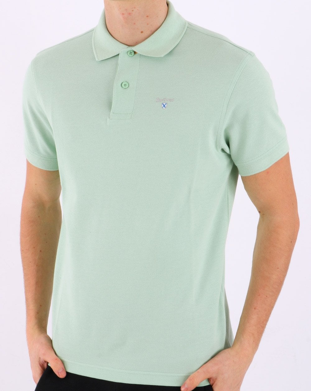 Barbour Sports Polo Dusty Mint