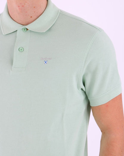 Barbour Sports Polo Dusty Mint