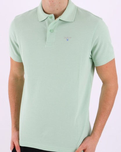 Barbour Sports Polo Dusty Mint