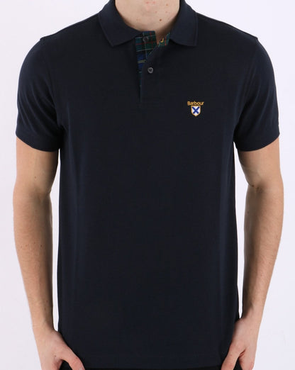 Barbour Society Polo Navy
