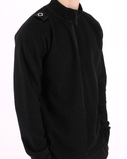 MA.STRUM 1/4 Zip Top Black