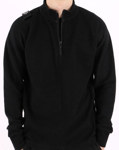 MA.STRUM 1/4 Zip Top Black