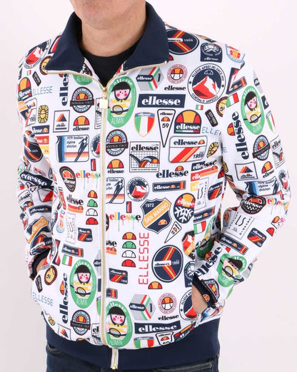 Ellesse Badged Track Top White/Multi