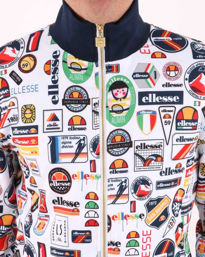 Ellesse Badged Track Top White/Multi