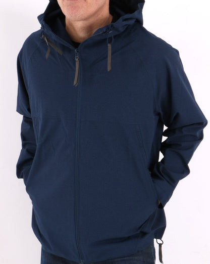 Pretty Green Cyclone Hooded Jacket Navy