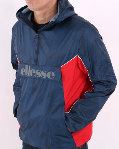 Ellesse 1/2 Zip Jacket Navy/Red