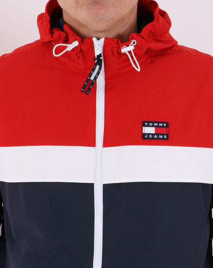 Tommy Jeans Chicago Windbreaker Navy/Red/White