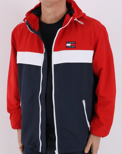 Tommy Jeans Chicago Windbreaker Navy/Red/White