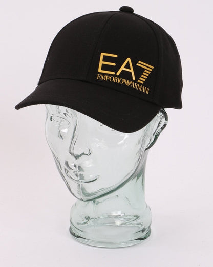 Emporio Armani EA7 Baseball Cap Black/Gold
